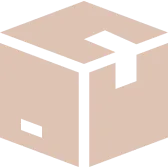 Simple illustration of a closed cardboard box.